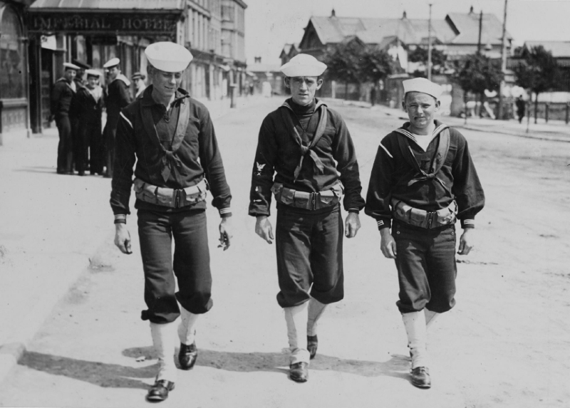 American sailors in Cobh